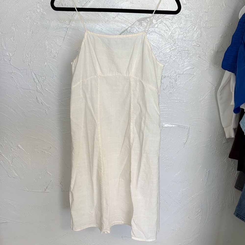 White Spaghetti Strap Dress